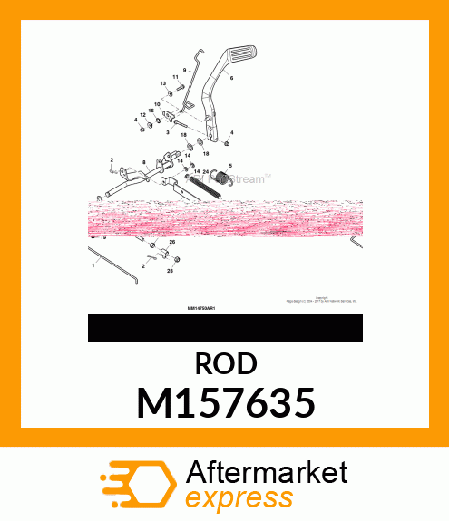 ROD, K72 REAR NEUTRAL M157635