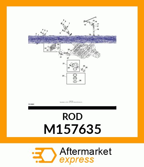 ROD, K72 REAR NEUTRAL M157635