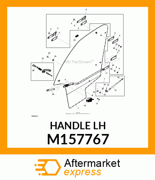 HANDLE, LEFT M157767