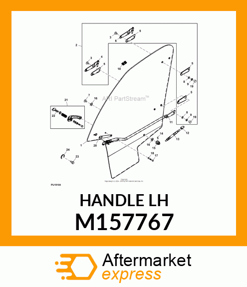 HANDLE, LEFT M157767