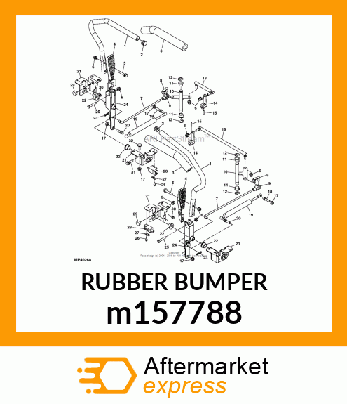 RUBBER BUMPER m157788