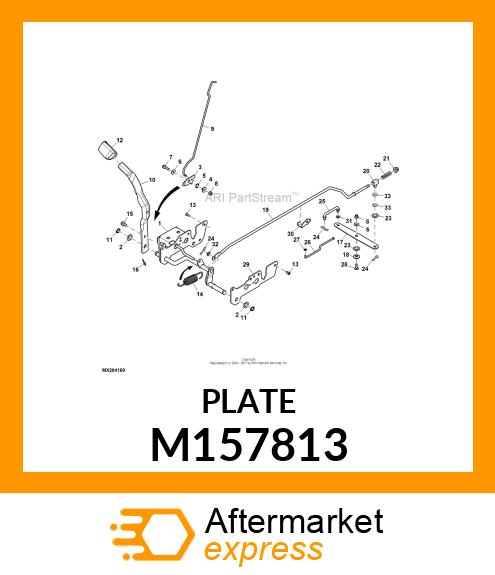 LATCH, PARK BRAKE M157813