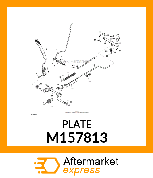 LATCH, PARK BRAKE M157813