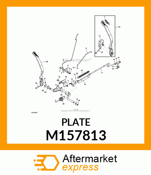 LATCH, PARK BRAKE M157813