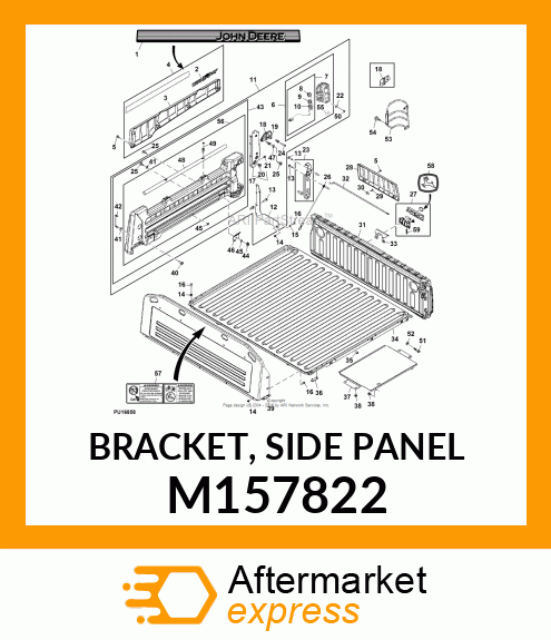 BRACKET, SIDE PANEL M157822