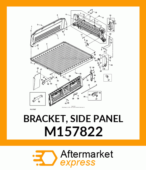 BRACKET, SIDE PANEL M157822