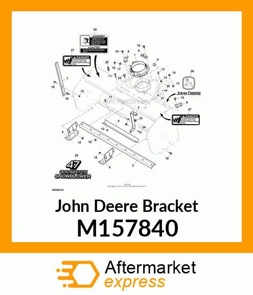 BRACKET, BRACKET, GEARBOX SUPPORT M157840