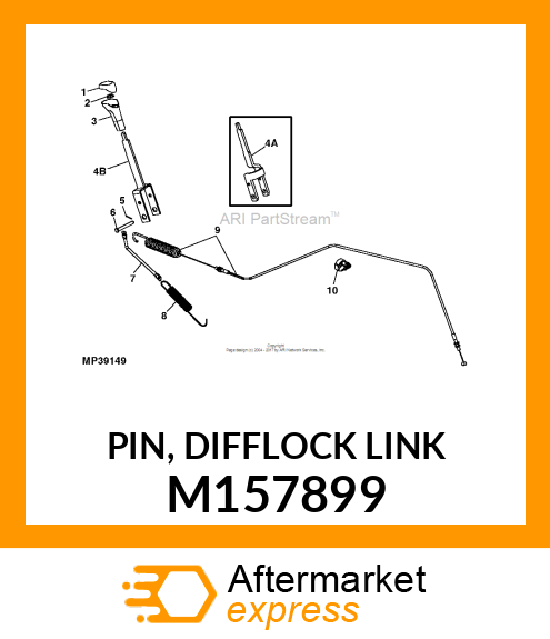 PIN, DIFFLOCK LINK M157899