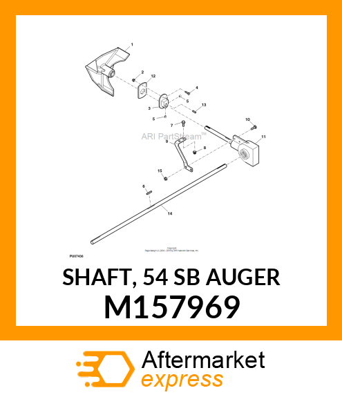 SHAFT, 54 SB AUGER M157969