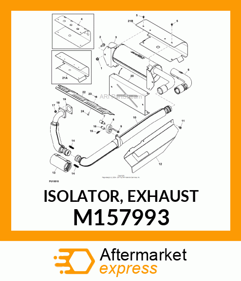 ISOLATOR, EXHAUST M157993