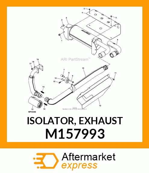 ISOLATOR, EXHAUST M157993