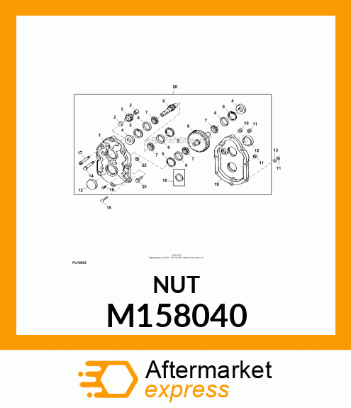 FLANGE NUT M158040