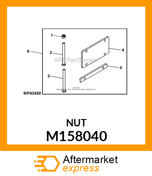 FLANGE NUT M158040