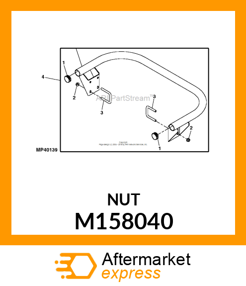 FLANGE NUT M158040