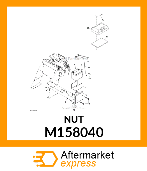 FLANGE NUT M158040