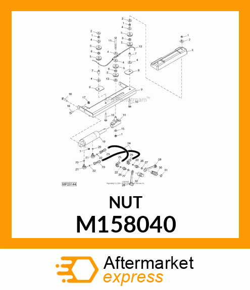 FLANGE NUT M158040