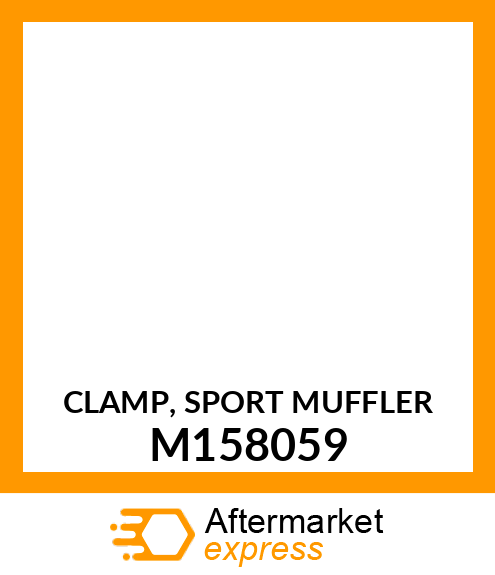 CLAMP, SPORT MUFFLER M158059