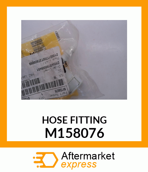 HOSE FITTING, FITTING, FUEL M158076