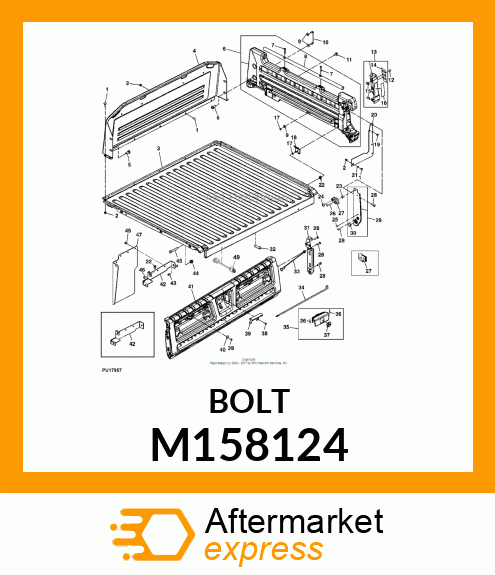 NUT, BARREL M158124