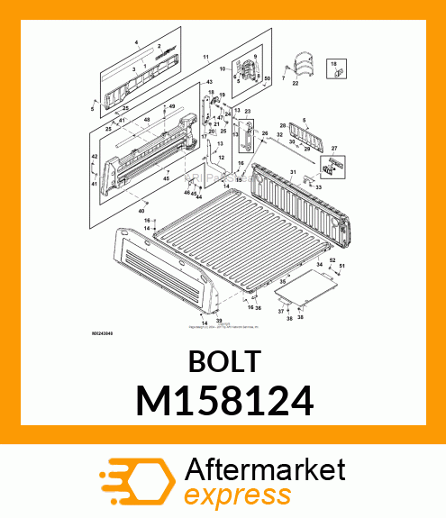 NUT, BARREL M158124