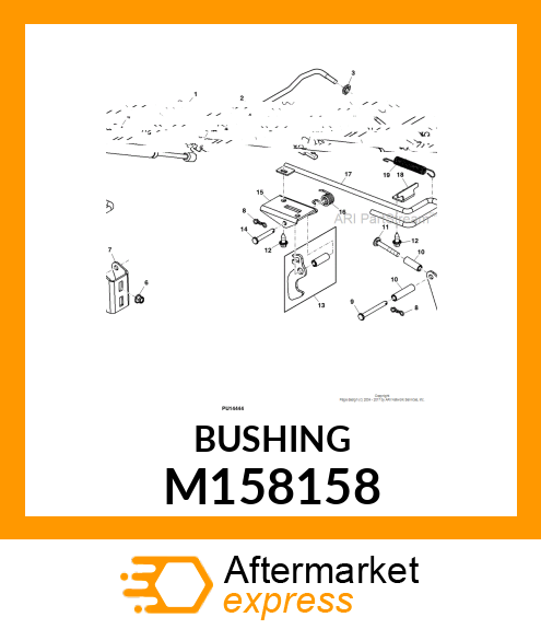 BUSHING, LATCH SUPPORT ATTACHMENT M158158