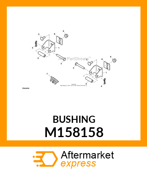 BUSHING, LATCH SUPPORT ATTACHMENT M158158