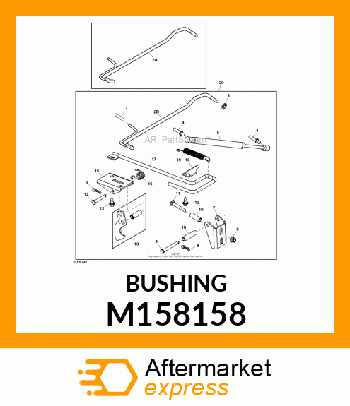 BUSHING, LATCH SUPPORT ATTACHMENT M158158