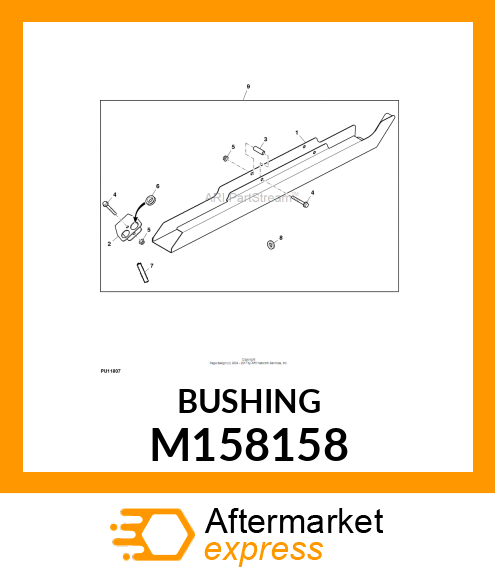 BUSHING, LATCH SUPPORT ATTACHMENT M158158