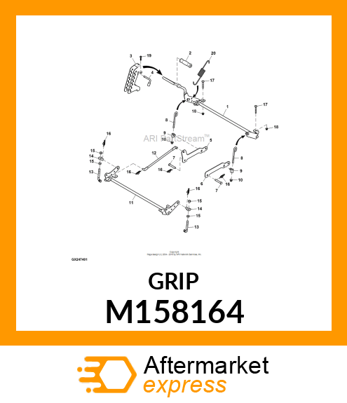 GRIP, GRIP, CYLINDRICAL M158164