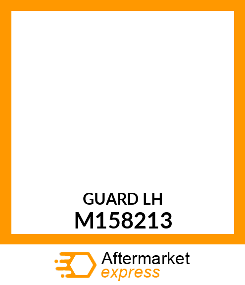 GUARD, LEFT REAR CV M158213