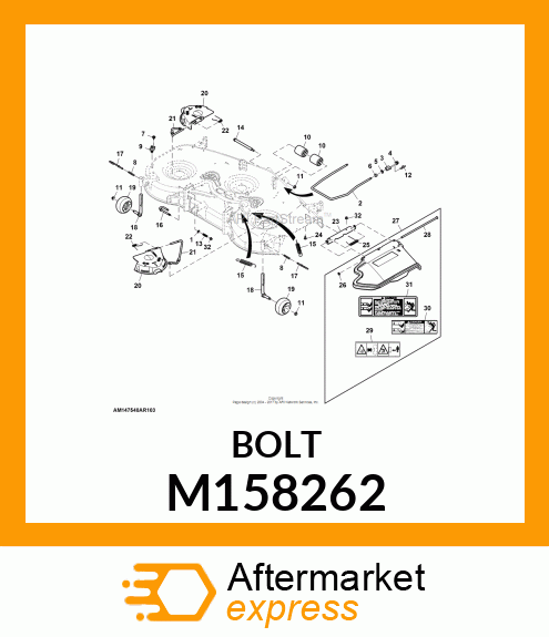 SCREW, SHOULDER M158262