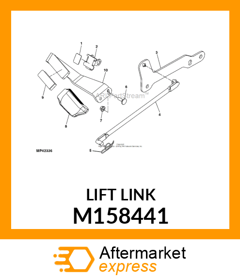 LIFT LINK, Z400 WIREFORM M158441