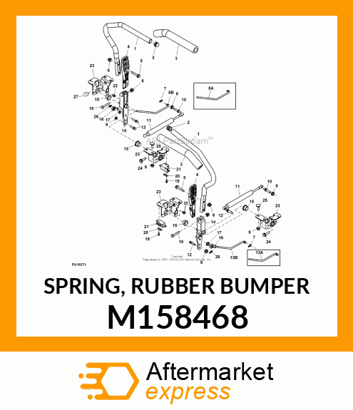 SPRING, RUBBER BUMPER M158468