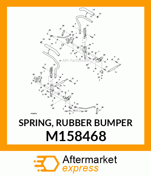 SPRING, RUBBER BUMPER M158468