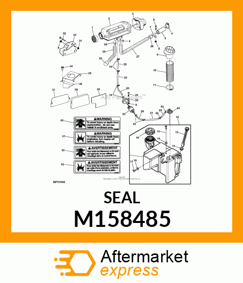 BUSHING, FUEL GAUGE (NITRILE) M158485