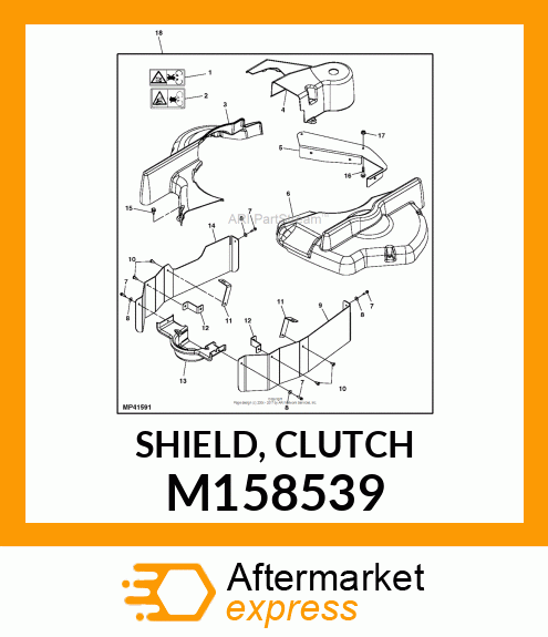 SHIELD, CLUTCH M158539