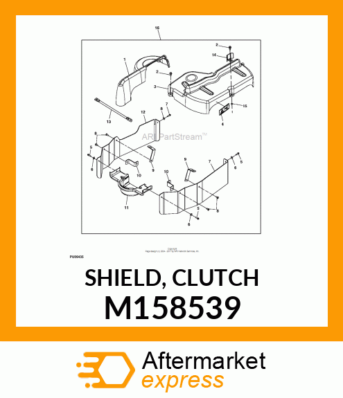 SHIELD, CLUTCH M158539