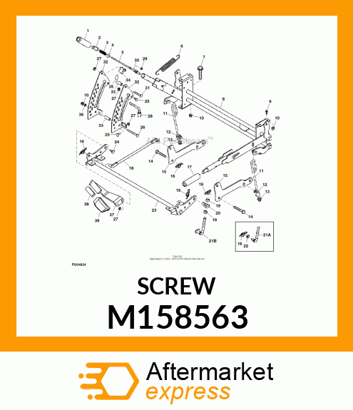 HOOK BOLT M158563