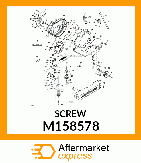 SCREW, SPECIAL M6 X 20 M158578