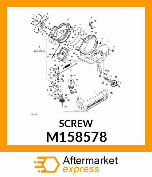 SCREW, SPECIAL M6 X 20 M158578