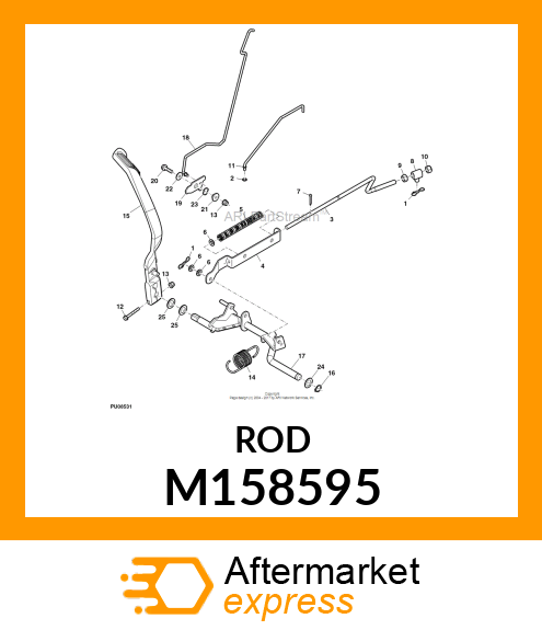 K46 K58 BRAKE ROD M158595