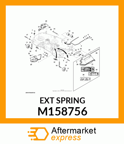 SPRING, LIFT ASSIST M158756