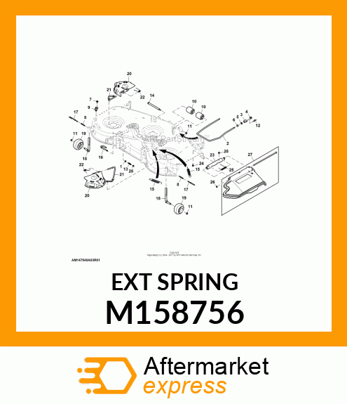 SPRING, LIFT ASSIST M158756