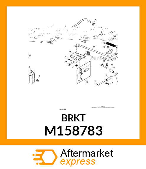 SUPPORT, SUPPORT, LOWER LATCH M158783