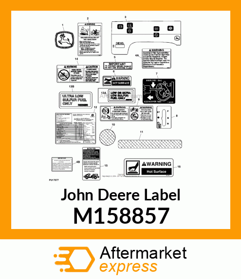 LABEL, LABEL, SHIFT GATE F M158857