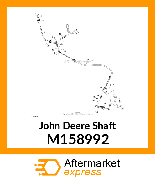 SHAFT, PIVOT M158992