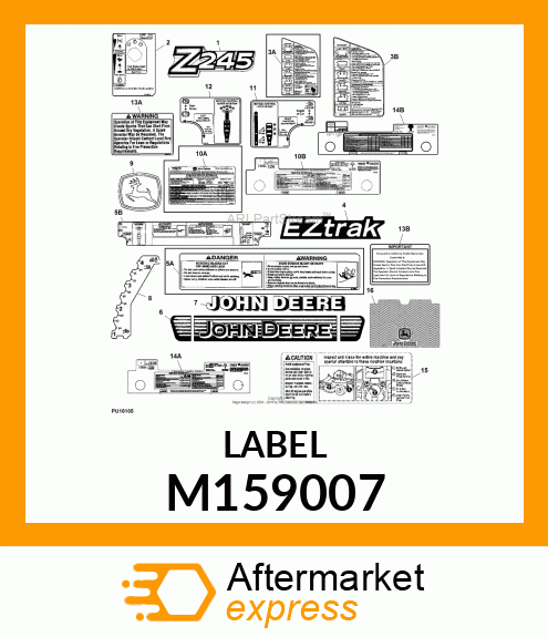 LABEL, OP INST MY15 Z4/Z6 EN M159007