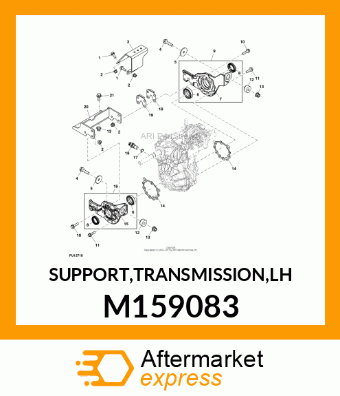 ASSEMBLY, SUPPORT TRANSMISSION LH M159083