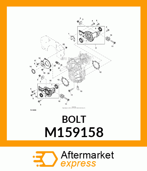 SCREW, SHOULDER, ENGINE MOUNT M159158