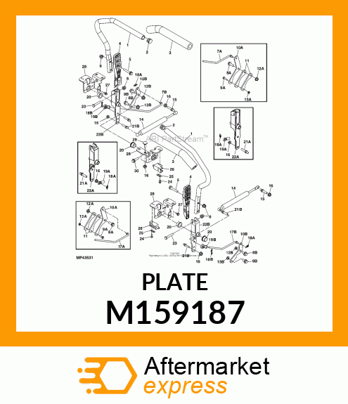 SPACER, EZT CONTROL ARM M159187